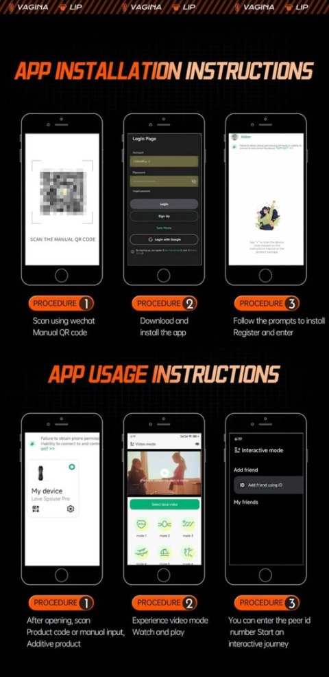 Masturbator Duble Knight App Control Boys of Toys Sp. z o.o.