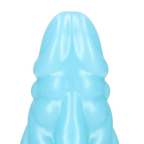 Vein Master - Silicone Dildo - Blue/White SHOTS