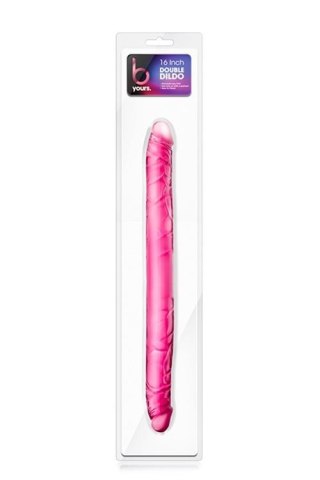 B YOURS 16INCH DOUBLE DILDO PINK TONGA