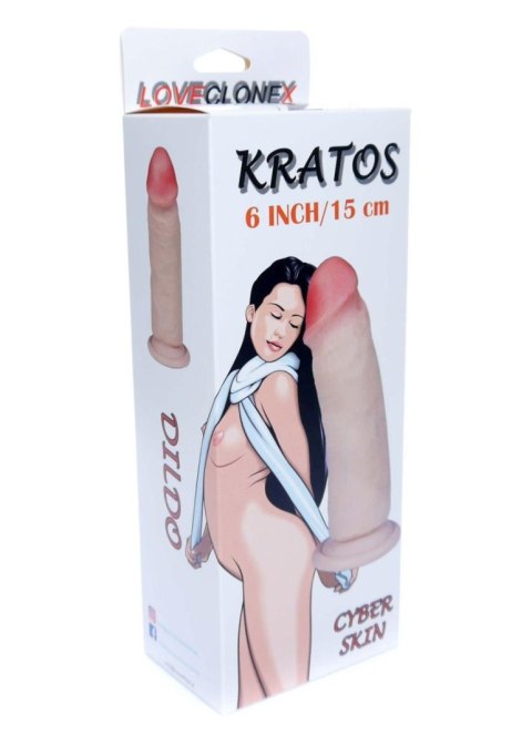 Dildo-KRATOS-LOVECLONEX 6"" Boys of Toys Sp. z o.o.