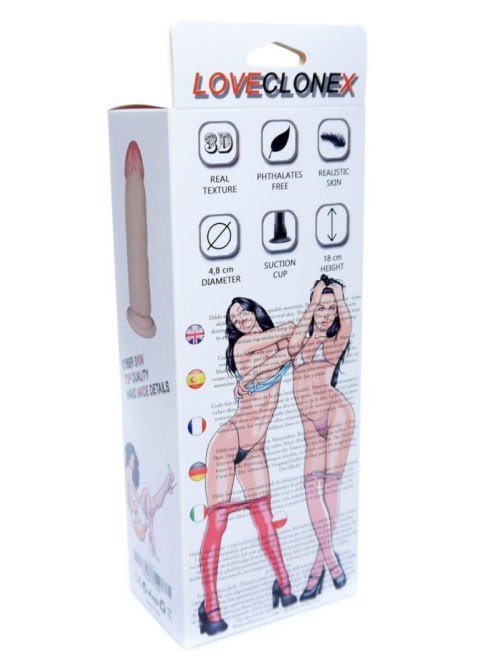 Dildo-KRATOS-LOVECLONEX 6"" Boys of Toys Sp. z o.o.