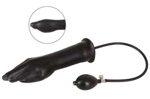 Inflatable Latex Hand black ORION