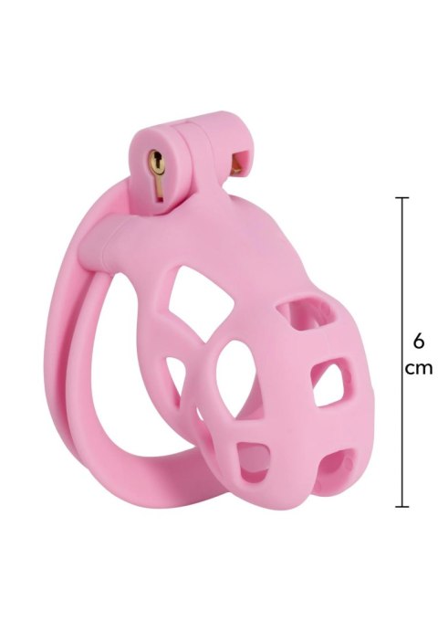 Klatka na penisa Penis Prison różowa 8 cm Hidden Desire