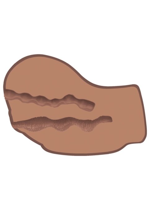 Masturbator wibrujący Hot Honey Rider Hidden Desire brązowy 16.5 cm Hidden Desire