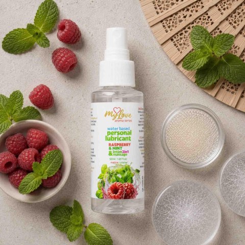 MyLove Aroma Series Intim&Massage 2in1 Raspberry & Mint 50 ml Boys of Toys Sp. z o.o.
