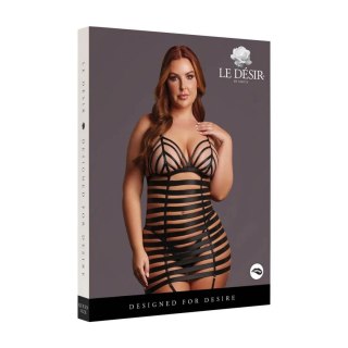 Lola - Strappy Set Dress - Queen Size - Black SHOTS