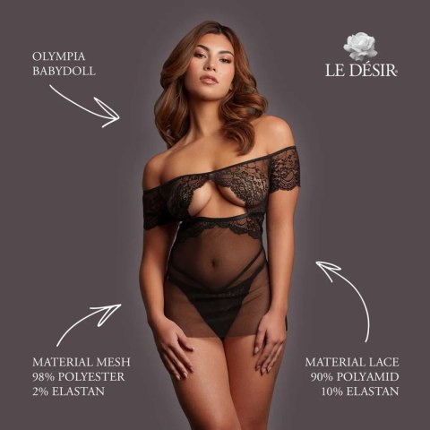 Olympia - Babydoll - One Size - Black SHOTS
