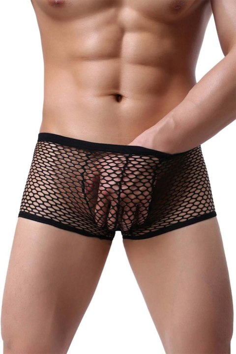 Paris Hollywood - Men's fishnet boxer shorts L/XL Concorde - SAS EDITIONS CONCORDE