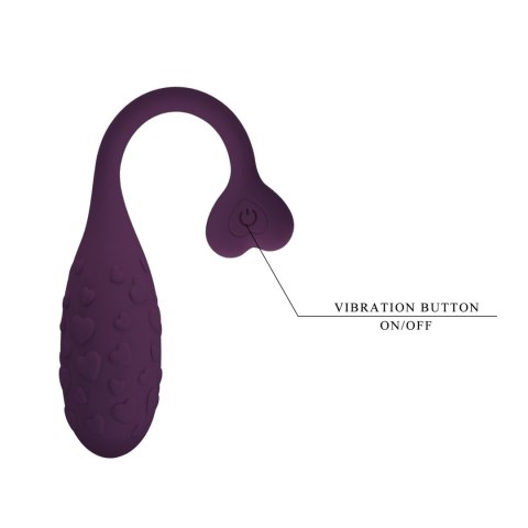 PRETTY LOVE - Fisherman Purple, 12 vibration functions Mobile APP remote control Baile - Boys of Toys Sp. z. o.o. (dystrybutor)