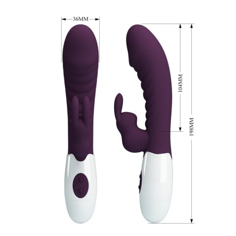 PRETTY LOVE - Naughty Bunny 30 functions Dark Purple Pretty Love