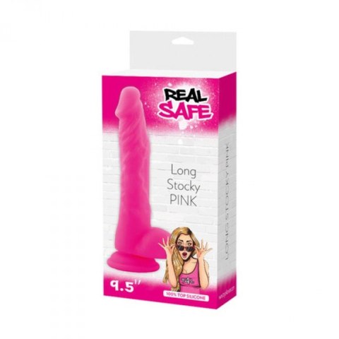 Dildo-Fallo realistico real safe long stocky pink MSX Distribution S.r.l.