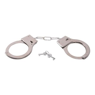 Kajdanki stalowe Toyz4lovers srebrne łańcuszek 7 cm Toyz4lovers