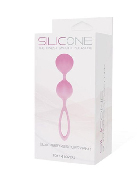 Kulki-PALLINE BLACKBERRIES PUSSY SILICONE PINK MSX Distribution S.r.l.