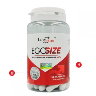 EGOSIZE (dawniej bigsize) SUPLEMENT DLA MĘŻCZYZN 65KAPS LoveStim