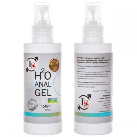 H2O ANAL GEL 150ml WYRÓŻNIONY ŻEL ANALNY LoveStim