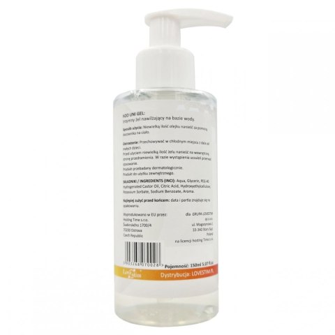 H2O UNI GEL 150ml WYRÓŻNIONY ŻEL AQUA UNIWERSALNY LoveStim