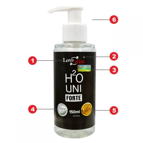 H2o UNI FORTE GĘSTY BEZWONNY UNI ŻEL 150ml LoveStim
