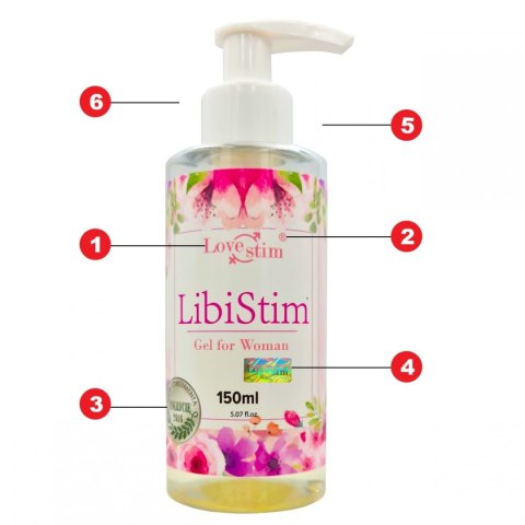 LibiStim 150ml intymny żel dla Pań wzmacnia doznania, przyśpiesza orgazm LoveStim