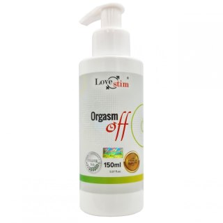 ORGASM OFF ŻEL 150ml ZNIECZULA PENISA HAMUJE WYTRYSK LoveStim