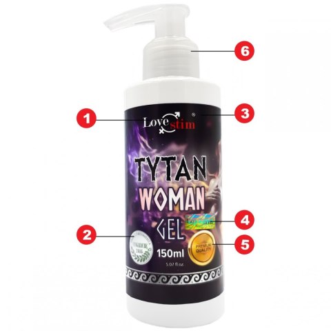 TYTAN bardzo orgazmowy żel dla kobiet 150ml LoveStim