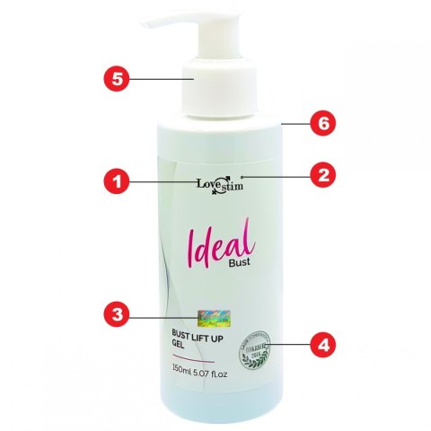 Ideal Bust 150ml żel ujędrniający i powiększający piersi LoveStim