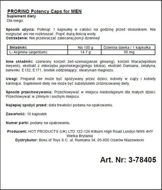 Tabletki dla mężczyzn większa potencja erekcja 10s Hot