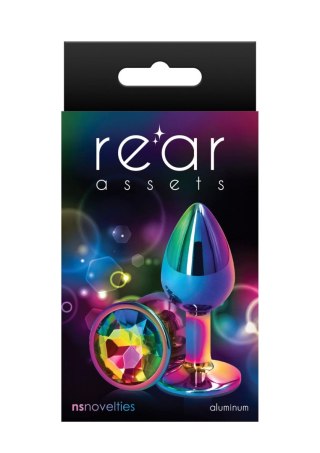 Chromowany korek analny ze stali zatyczka plug S NS Novelties