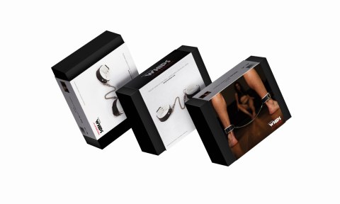 Kajdanki - Kajdanki męskie na nogi, białe Whips Collection