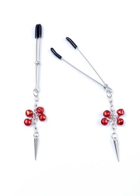 Klamry zaciski na sutki ozdobne dzwoneczki bdsm Fetish B - Series