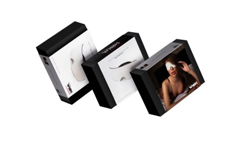 Maska - Opaska na oczy, biała Whips Collection