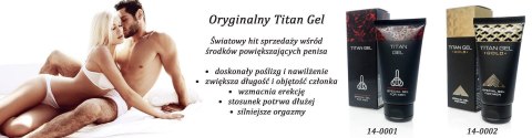 Titan gel powiększający penisa skuteczny pewny 50m Hendel