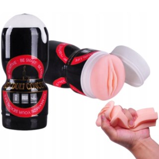 Wygodna sztuczna pochwa sex masturbator cyberskóra B - Series Power