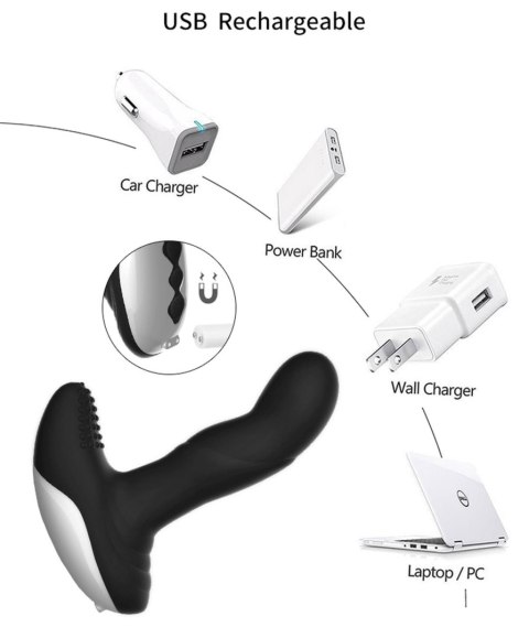 Wibrator analny do prostaty i dla kobiet erotyka B - Series Fox