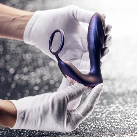 Masażer prostaty z pierścieniem na penisa 10trybów Easytoys