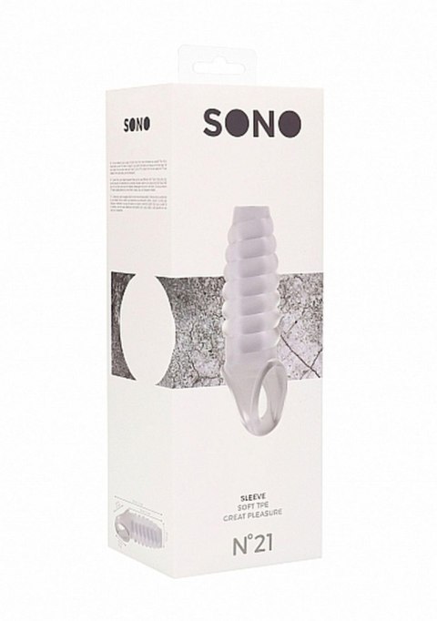 Nakładka na penisa z wypustkami powiększająca 20cm Sono
