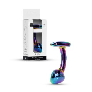 Metalowy plug analny Jewellery Multicolour Curved rozmiar S B - Series HeavyFun