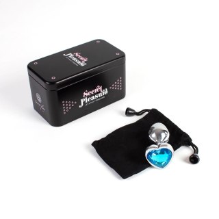 BLUE HEART METAL BUTT PLUG Secret Play