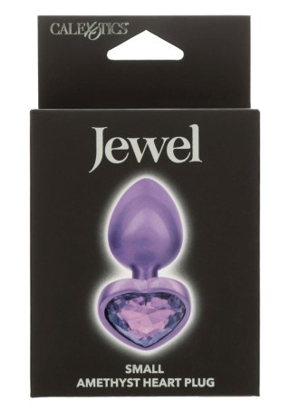 Diamond Heart Plug Small Purple CalExotics