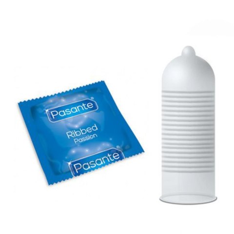 Pasante Ribbed/Passion Condoms Bulk Packs 144 pcs Pasante