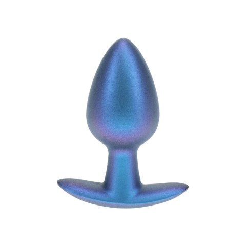 Smooth Silicone Anal Plug - Medium - 3.1 / 7,9 cm - Metallic Blue Ouch!