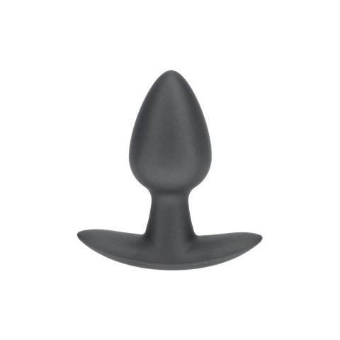 Smooth Silicone Anal Plug - Small - 2.6 / 6,5 cm - Gunmetal Ouch!