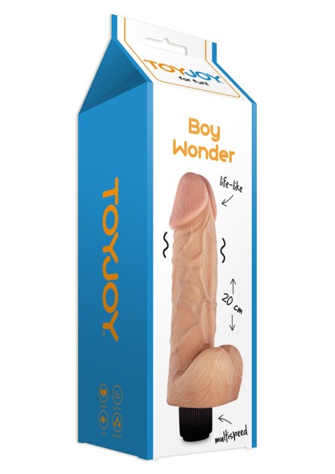 Wibrator-BOY WONDER VIBRATING DONG FLESH TOYJOY