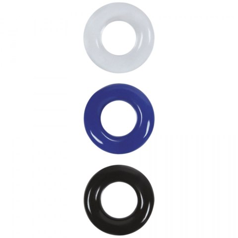 Zestaw 3 pierścienie erekcyjne na penisa jądra elastyczne B - Series Lyla
