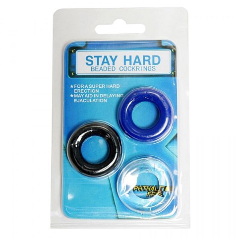 Zestaw 3 pierścienie erekcyjne na penisa jądra elastyczne B - Series Lyla