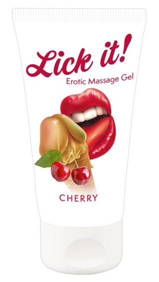 JADALNY ŻEL O SMAKU WIŚNIOWYM SEX ORAL LICK IT 50 ml Lick it!