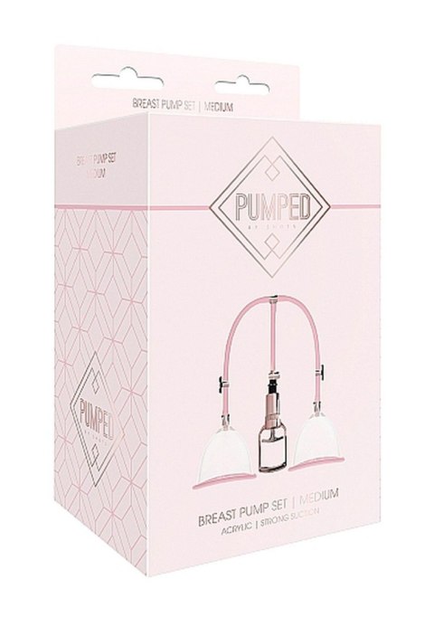 Breast Pump Set Medium - Rose Gold Pumped