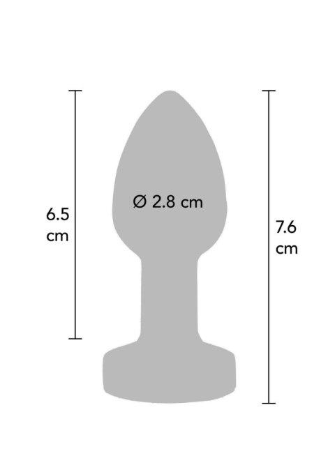 Buttplug Vibr. Small Silver TOYJOY