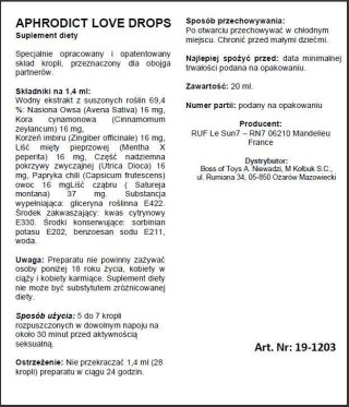 Supl.diety-APHRODICT LOVE DROPS 20 ml Boss of toys