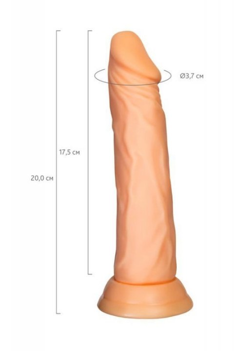 A-TOYS Realistic dildo Toon, TPE, nude, 17,5 cm Boss of toys