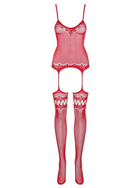 Bielizna-Bodystocking F214 czerwony S/M/L Boss of toys
